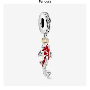 Pandora Good Fortune Carp Fish Dangle Charm
